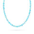 Aquamarine | Silver | Mermaid Glass Knotted Necklace